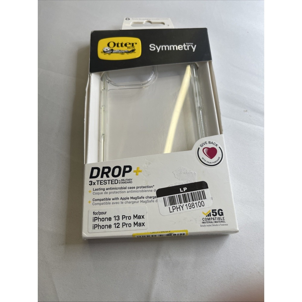 OtterBox Symmetry Case for iPhone 13 Pro Max& iPhone 12 Pro Max clear/stardust